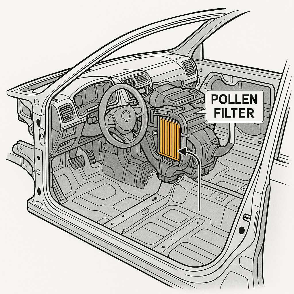 carsfil polen filtresi şasi